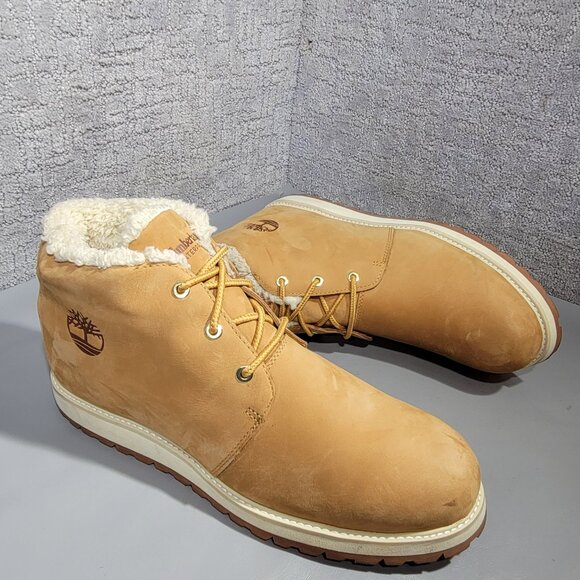 Timberland Richmond Ridge Men's Size 13M Wheat Nubuck Fur Lace-Up Chukka Boots - Picture 10 of 12